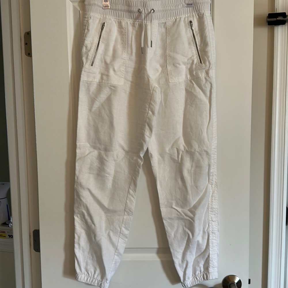 Athleta Cabo Linen Joggers